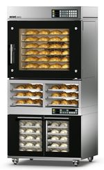 Шкаф пекарский MIWE AERO AE 6.0604 в комплекте с промежуточной подставкой на 6 уровней с расстоечным шкафом 10 листов